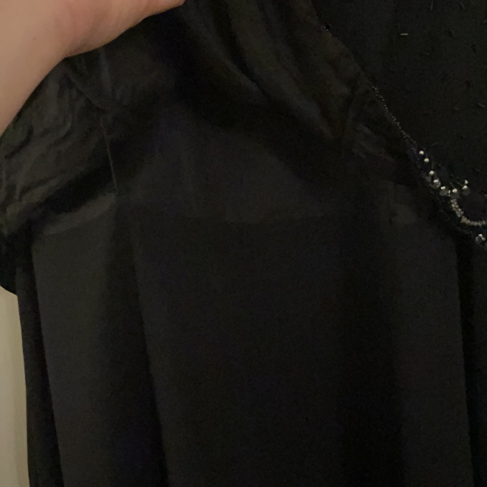 Black Formal Halter Sequin Dress XXL - Picture 7 of 11
